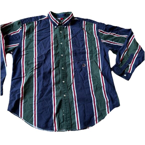 Vintage Tommy Hilfiger Embroidered Crest Shirt Men’s XL Long Sleeve Button Down - Picture 7 of 13